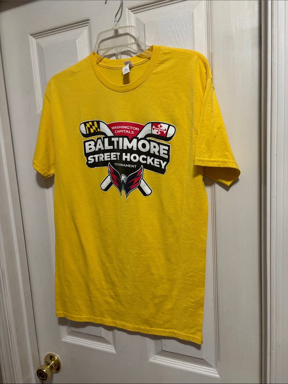 Baltimore Street Hockey Yellow Tee